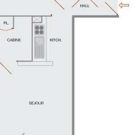 דירה Appt 2 Pieces, 6 Pers, Proche Pistes, Parking, Animaux Admis - Fr-1-241-16 *